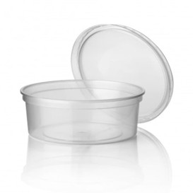 Plastic deli Container transparant PP 350ml Ø11,5cm (500 stuks)