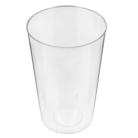Plastic PS beker Geïnjecteerde glascider transparant 500 ml (30 stuks)