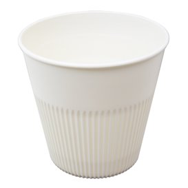 Duurzame Herbruikbare Beker PP Crème 230ml Ø9,6cm (300 stuks)