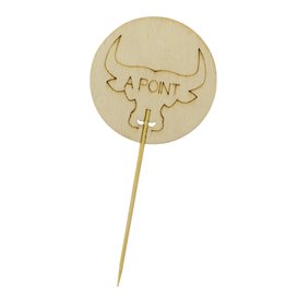 Bâton de Cuisine en Bambou 9cm “A Point” (1200 Utés)