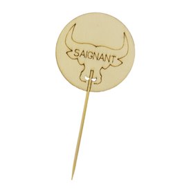 Bamboe Kookstok “Saignant” 9cm (1200 stuks)