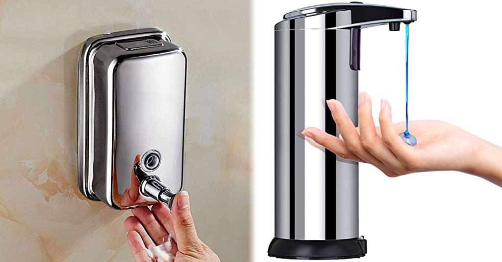 dosificador jab&oacute;n manos